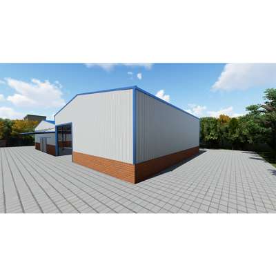 cheap prefab warehouse building materials Thailand steel structure limestone workshop factory