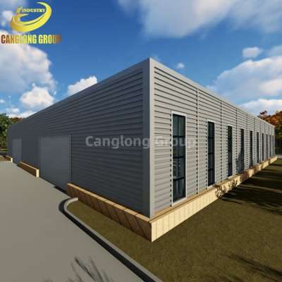 Canglong Steel structure building warehouse workshop hangar design and sale