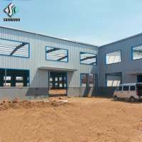 Industrial factory / warehouse / workshop / hangar / hall steel structure prefabricated price